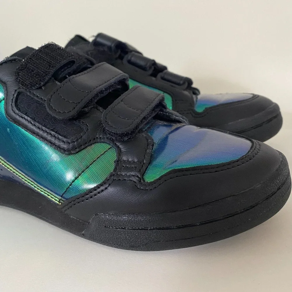 Adidas Continental 80 Women's Sneaker Size 7 Green‎ Black Gold Iridescent EE8738